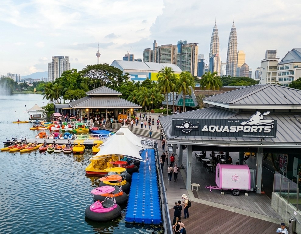 Water sports activities at Tasik Titiwangsa