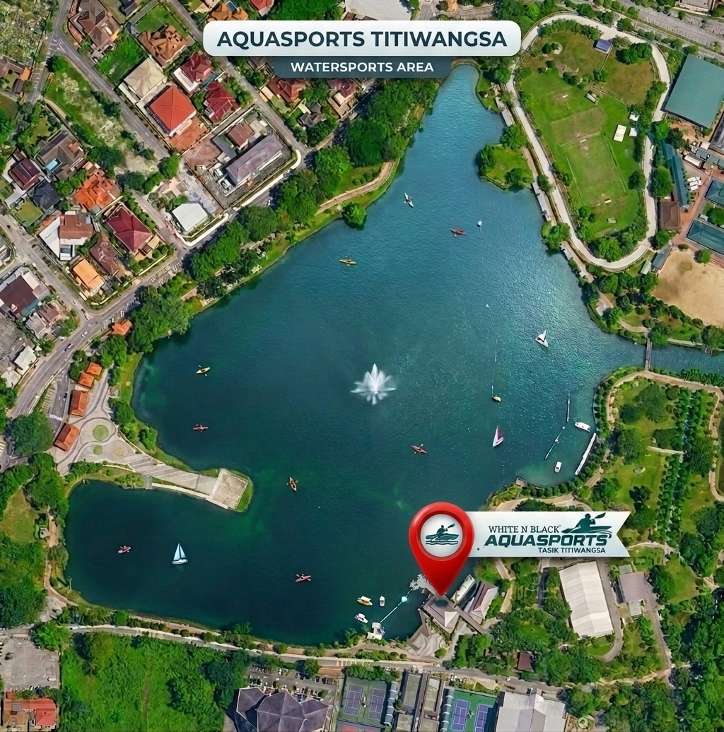 Aquasports Tasik Titiwangsa Watersports Area Map